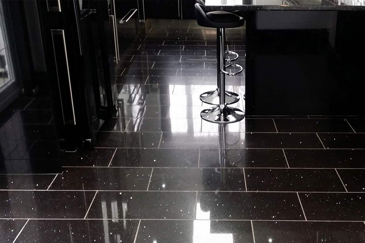  black quartz tiles 600 x 300 