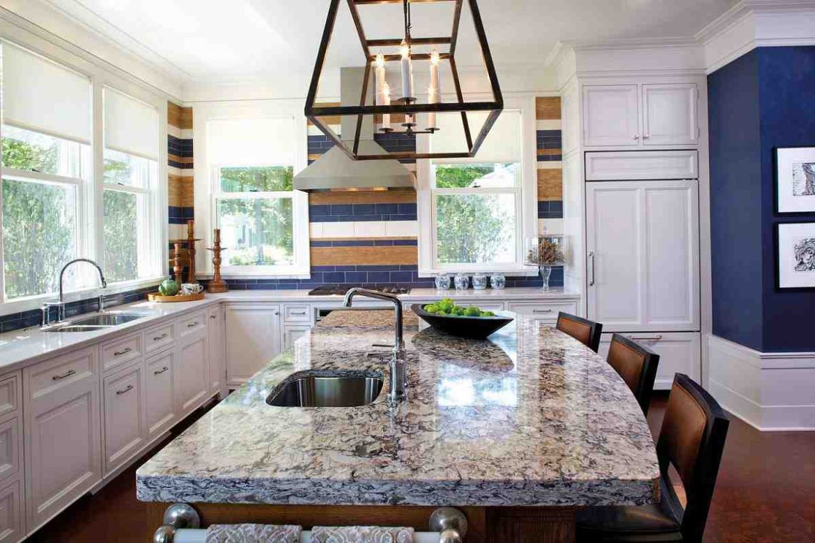 kitchen island tiles floor with different beautiful patterns