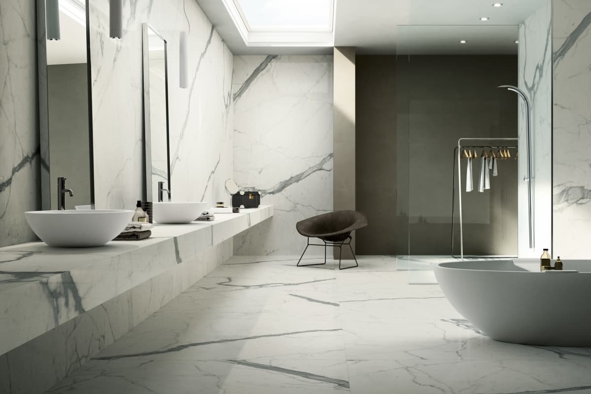  Porcelain tiles for bathroom Purchase Price + Photo 