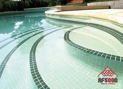 Buy and price of White swimming pool tiles