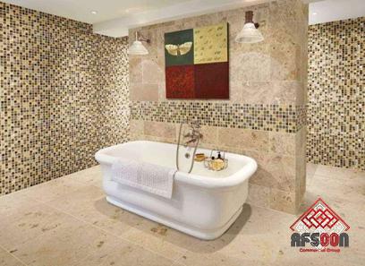 Buy large or small tiles in bathroom + best price